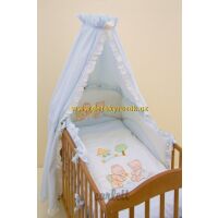 4DÍLNÁ SOUPRAVA DO POSTÝLKY SCARLETT DOMEČEK MODRÁ