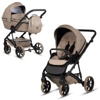 Kočárek Tutis Viva6 2v1 - LEATHER Cappuccino