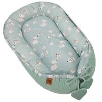 EKO Hnízdo pro miminko VELVET - Dogs Mint