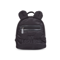 Childhome Dětský batoh My First Bag Puffered Black
