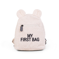 Childhome Dětský batoh My First Bag - Teddy Off White