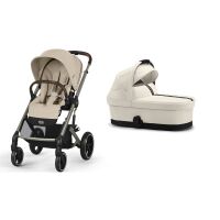 Cybex Balios S Lux 2v1 včetně korby Cot S - Almond Beige + Seashell 2026