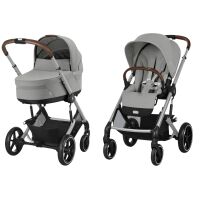 Cybex Balios S Lux 2v1 včetně korby Cot S - Stone Grey 2026