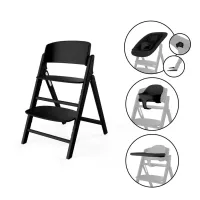 CYBEX jídelní židlička Click&Fold set 4in1 - Stunning Black