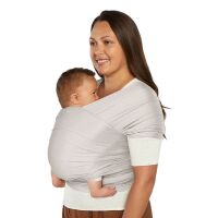 ErgoBaby Šátek Aura Wrap mesh - Soft Grey 