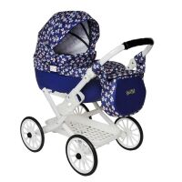 Kočárek pro panenky JASMINE Kids - Fialka 01