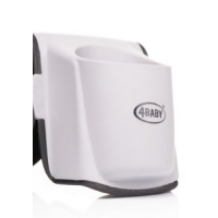 Držák na pití k autosedačkám 4Baby - Světle šedý