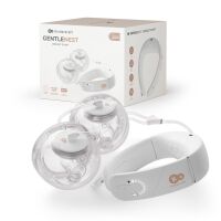 Odsávačka mateřského mléka s funkcí ohřevu krku KINDERKRAFT Double Hands-free Gentleneste
