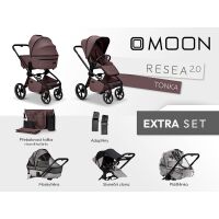 Kočárek MOON RESEA 2.0 Extra set - Tonka 2026