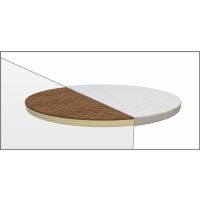 MIMIKO Matrace kulatá na postýlku kokos + flex latex