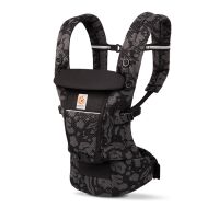 Nosítko ErgoBaby Adapt Soft Flex Mesh - Onyx Blooms