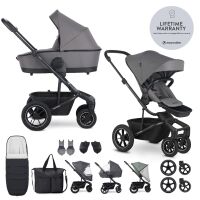 Kombinovaný kočárek Easywalker Harvey5 AIR set XXL - Pebble Grey