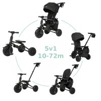 Skládací tříkolka QPLAY Nova Max 5v1 - Black