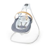 INGENUITY Houpačka pohupující hudební ™ 0m+, do 9kg - Chambray