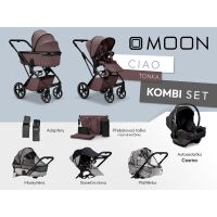 Kočárek MOON CIAO 3v1 Kombi set 2026