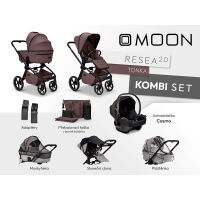 Kočárek MOON RESEA 2.0 Kombi set 3v1 