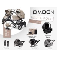 Kočárek Moon ReSea FOLD Kombi Set - Sand 2026