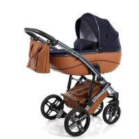 Kočárek Jasmine Bennetta Soft - 10 hnědo modrý