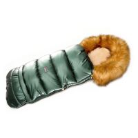 Fusak Jasmine 3v1 s kožíškem - Shine zelený