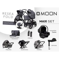 Kočárek Moon ReSea FOLD Maxi Set - Graphite 2026