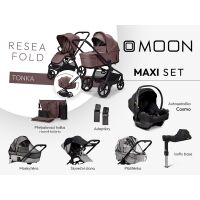Kočárek Moon ReSea FOLD Maxi Set - Tonka 2026