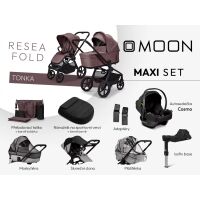 Kočárek Moon ReSea FOLD Maxi Set - Tonka 2026