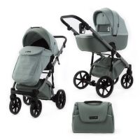 Kočárek kombinovaný 2v1 ADAMEX Nola Natura - Mint