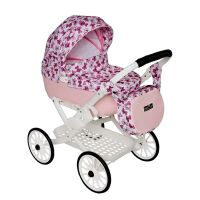 Kočárek pro panenky JASMINE Kids - Fialka 03