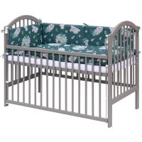 Dětská postýlka Scarlett s kompletní výbavou 120x60 cm - Gata zelená