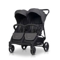 Euro-Cart Doblo kočárek pro dvojčata a sourozence - Iron