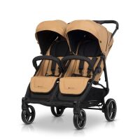 Euro-Cart Doblo kočárek pro dvojčata a sourozence - Camel
