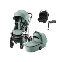 Set kočárek Britax Römer Smile 5Z + hluboká korba + autosedačka Baby-Safe Core + Core báze 