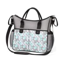 Taška ke kočárku SO CITY - Grey / Turquoise