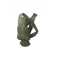 BabyBjörn Nosítko Mini - Dark green Woven 