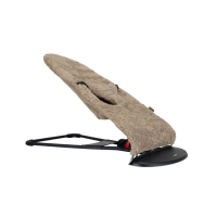 BabyBjörn Potah na lehátko UKJE Teddy Taupe huňatý světle hnědý