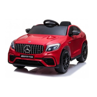 Dětské elektrické autíčko Mercedes Benz GLC 63S 4x4 s dálkovým ovládáním - Červené
