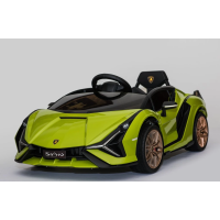 Dětské elektrické auto Lamborghini Sián s dálkovým ovladačem - zelené 