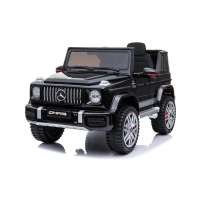 Elektrické autíčko Mercedes G63 AMG 4x4 EVA kola 12V7Ah dálkové ovládání - Černé
