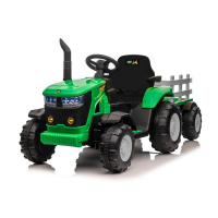 Dětský elektrický traktor s vlečkou 12V 7Ah dálkové ovládání