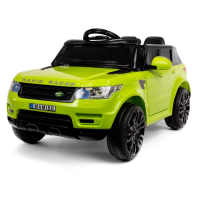 Elektrické autíčko Land Rapid Racer 2x6V, dálkové ovládání - Zelené