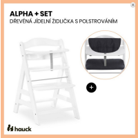ŽIDLIČKA HAUCK ALPHA+ White + polstrování zdarma