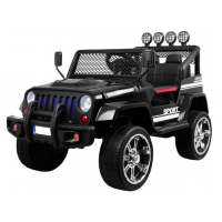 Elektrické autíčko Jeep Raptor 4x4 12V10Ah černé + dálkové ovládání