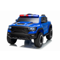 Elektrické autíčko Dodge Ram s majáky 4x45W 12V10Ah dálkové ovládání