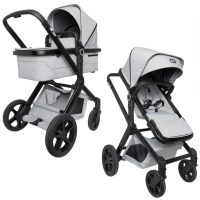 Kombinovaný kočárek Koelstra Next - Soft grey melange