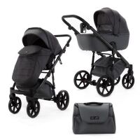 Kočárek kombinovaný 2v1 ADAMEX Nola Natura - Stone