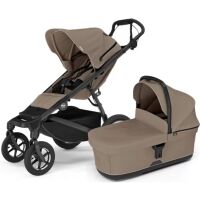 Kočárek Thule Urban Glide 4 Wheel + korbička Bassinet - Tinted Taupe 2025