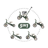 PETITE&MARS Tříkolka multifunkční 5v1 Turbo 