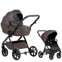 Kombinovaný kočárek Tutis Uno 6+ Leather - Cioccolata 2026