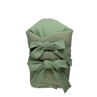 Enie Baby Péřová zavinovačka 80x80 cm - VAFLOVÁ Khaki