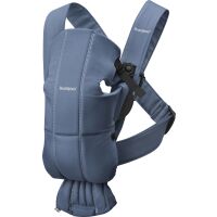 BabyBjörn Nosítko Mini - Vintage Indigo cotton